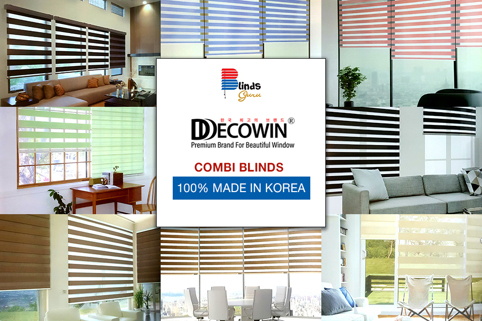 Decowin® Korean Combi Blinds Package (MOST POPULAR)