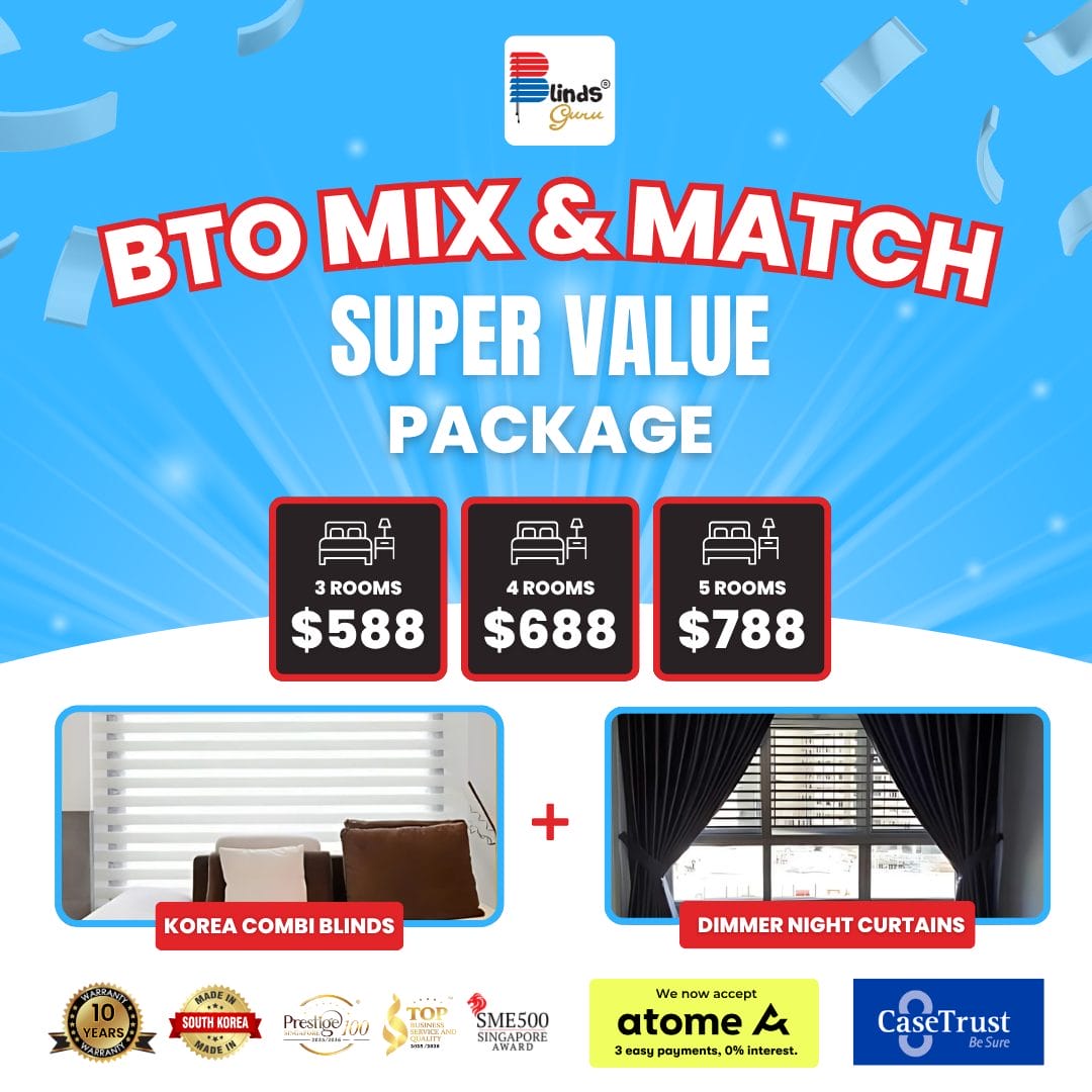Super Value Korea Combi Blinds BTO Package